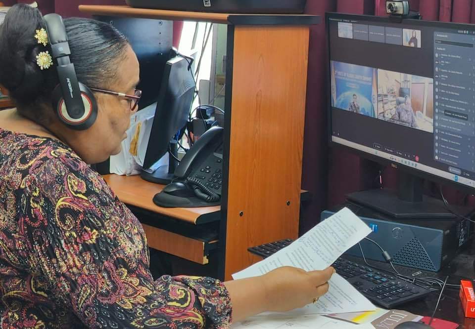 Hon. Octavia Alfred, Minister of Education of the Commonwealth of Dominica participated at the Education Ministers' Session at the 3rd Voice of Global South Summit held in virtual mode on August 17, 2024. 